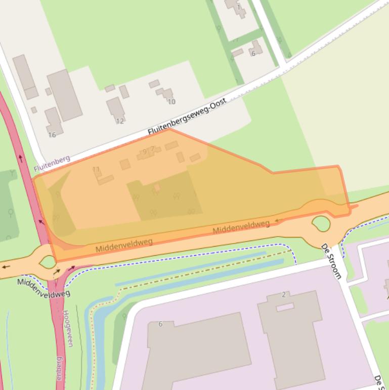 Kaart van postcodegebied 7901TD.