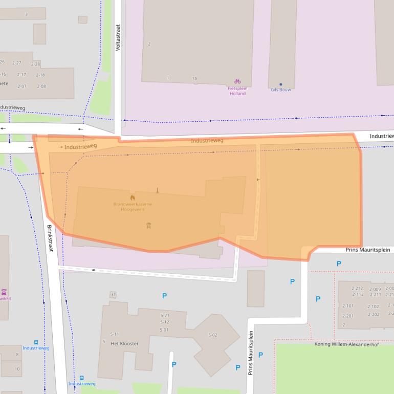 Kaart van postcodegebied 7902AA.