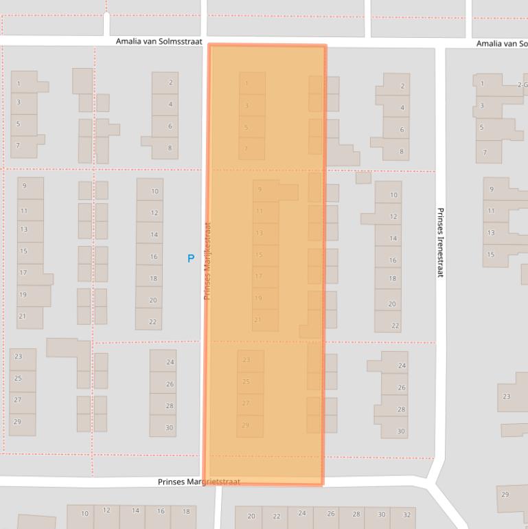 Kaart van postcodegebied 7902AH.