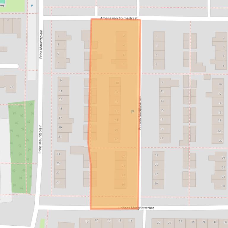 Kaart van postcodegebied 7902AJ.