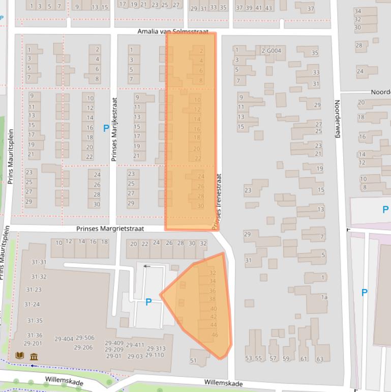 Kaart van postcodegebied 7902AL.