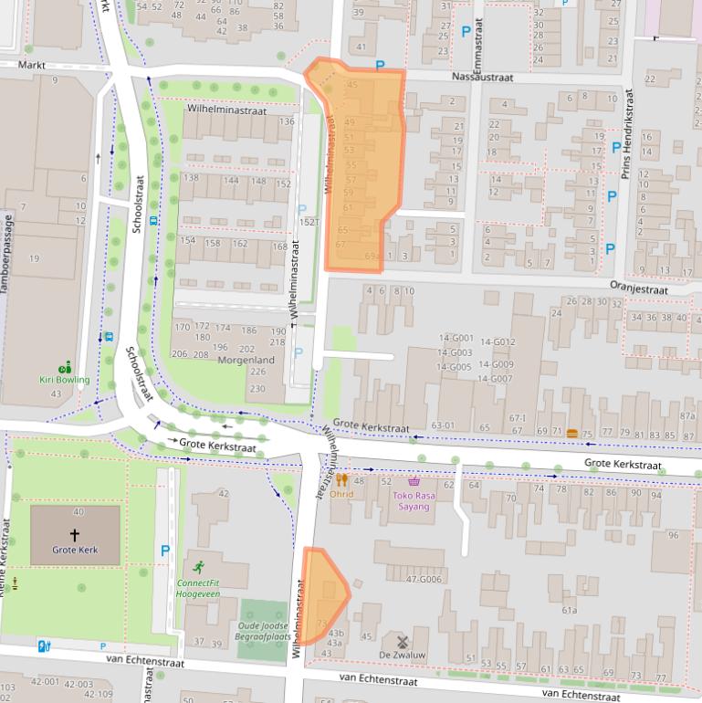 Kaart van postcodegebied 7902BN.