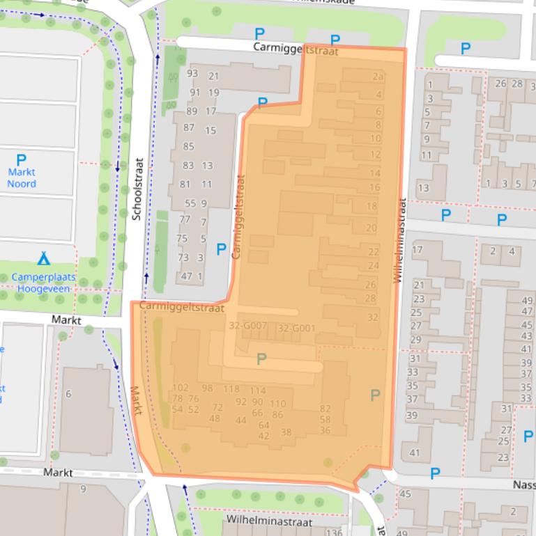 Kaart van postcodegebied 7902BP.