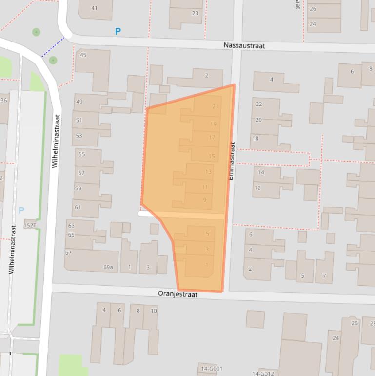 Kaart van postcodegebied 7902BS.