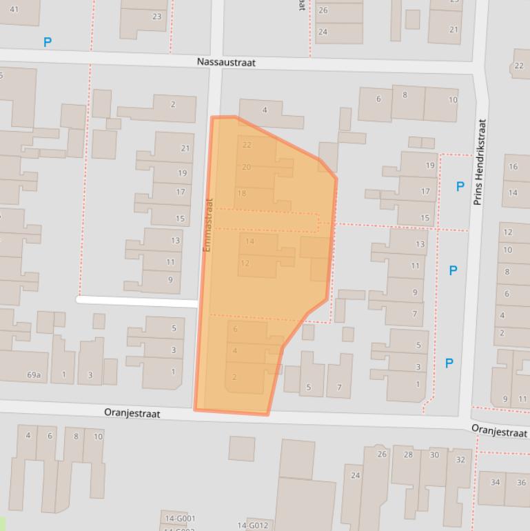 Kaart van postcodegebied 7902BV.