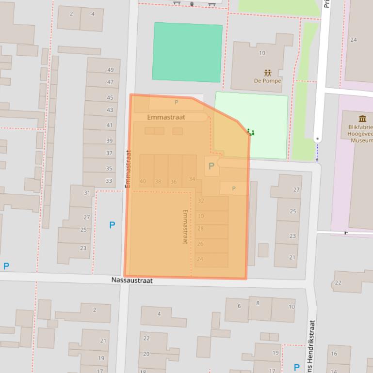 Kaart van postcodegebied 7902BW.