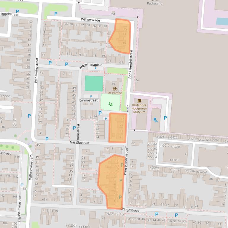 Kaart van postcodegebied 7902BX.