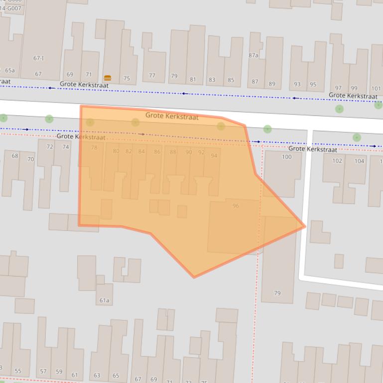 Kaart van postcodegebied 7902CL.