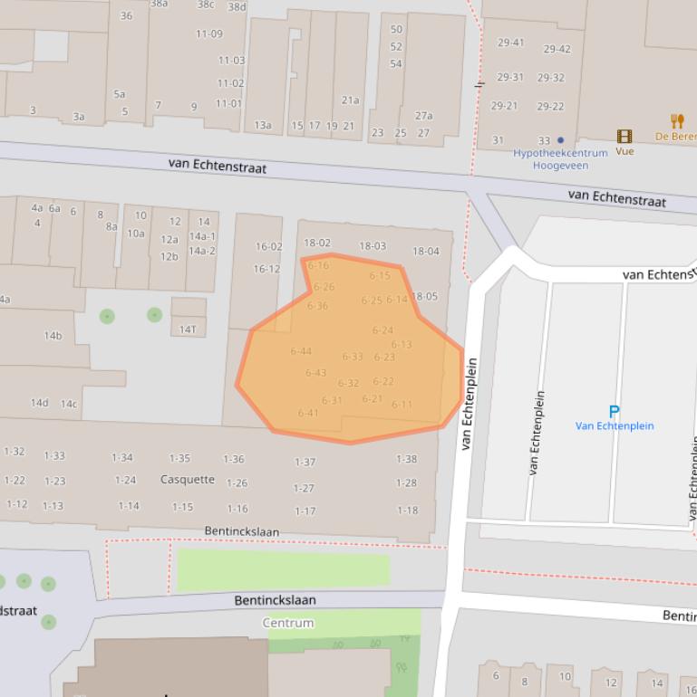 Kaart van postcodegebied 7902EE.