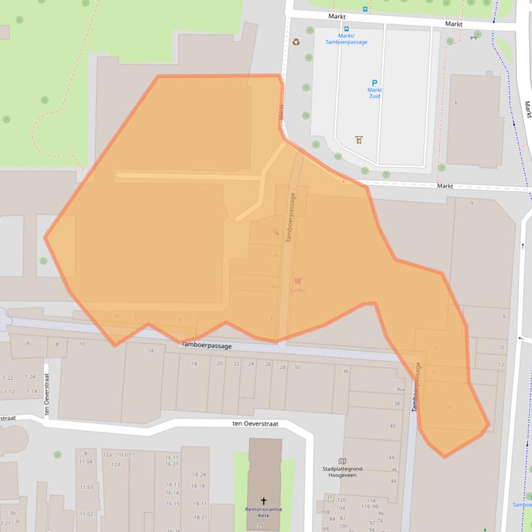 Kaart van postcodegebied 7902GK.