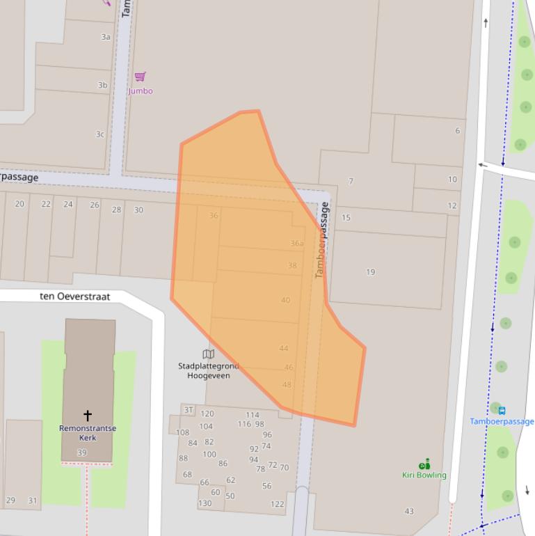 Kaart van postcodegebied 7902GN.