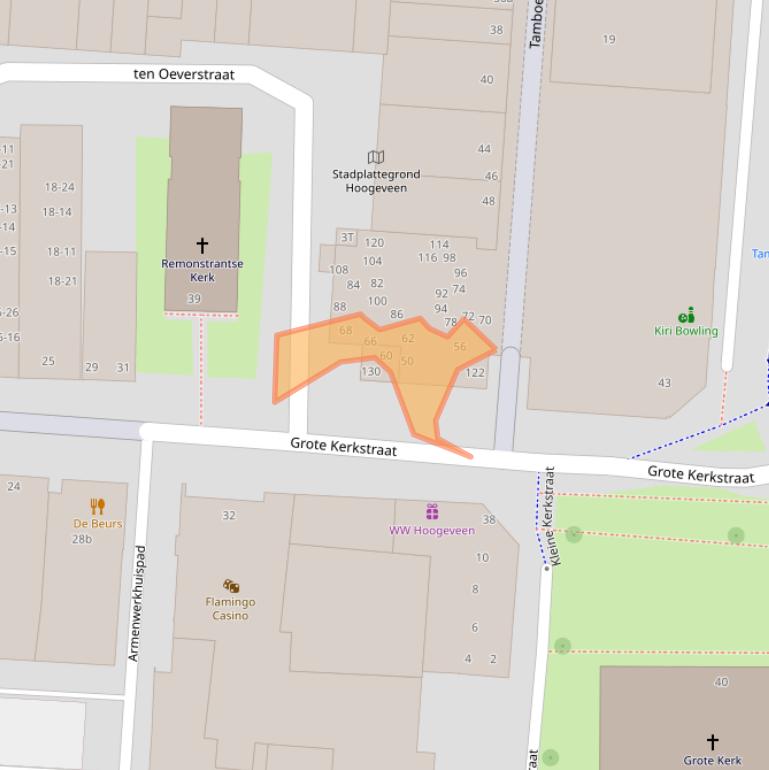 Kaart van postcodegebied 7902GP.