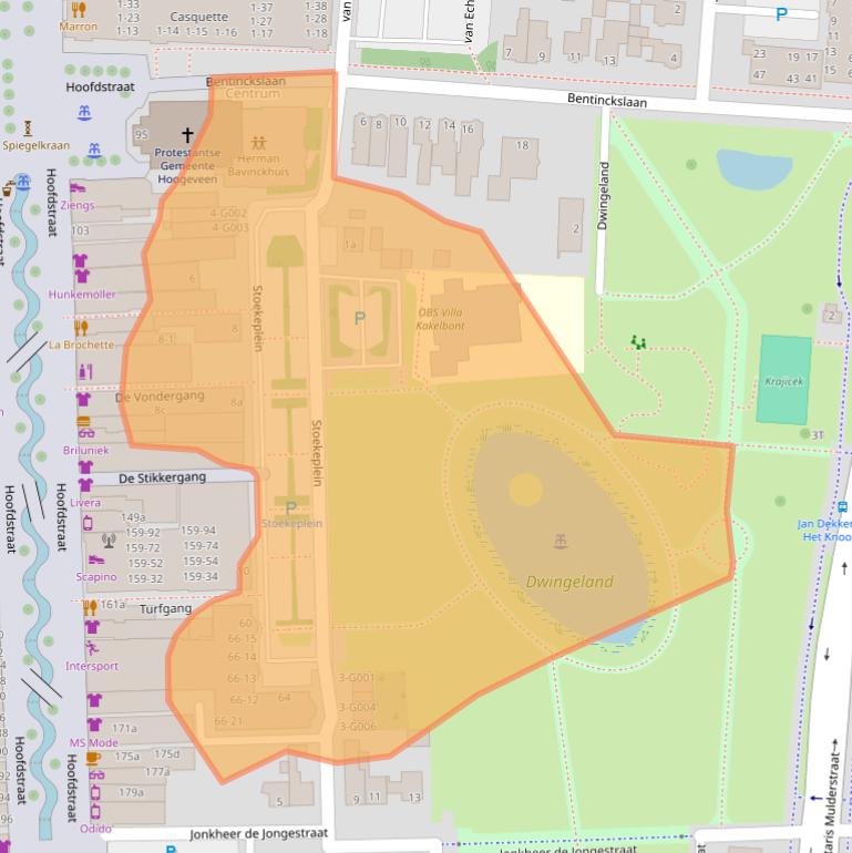 Kaart van postcodegebied 7902HM.