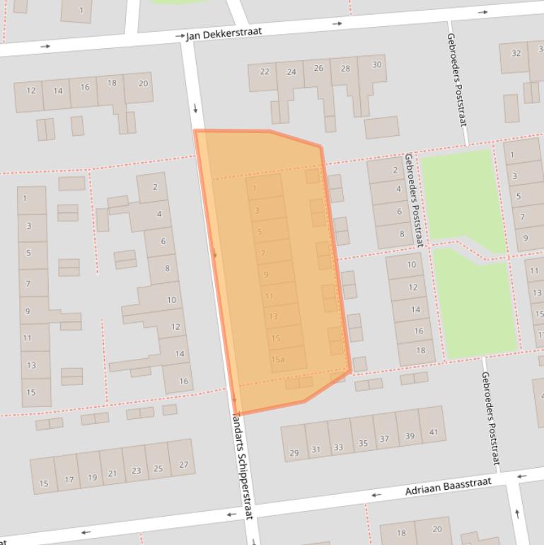 Kaart van postcodegebied 7902HR.