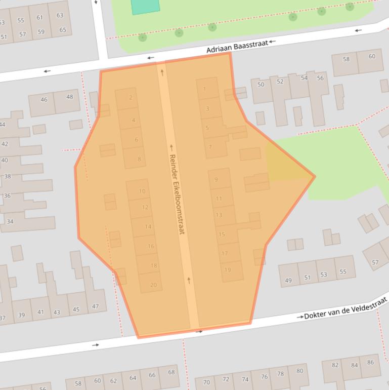 Kaart van postcodegebied 7902HV.