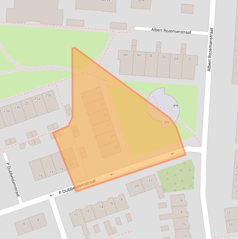 Kaart van postcodegebied 7902JM.