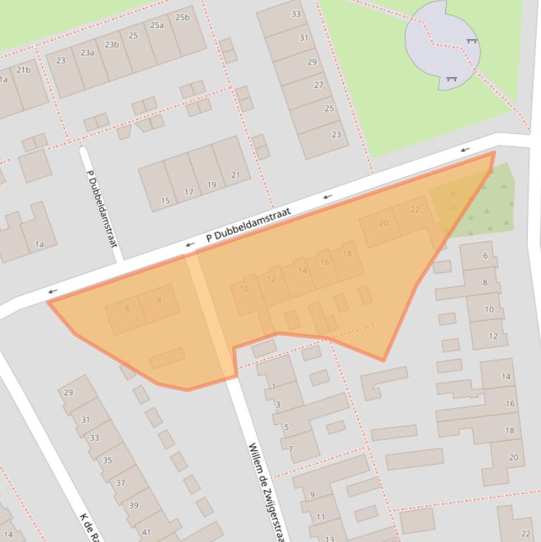 Kaart van postcodegebied 7902JN.