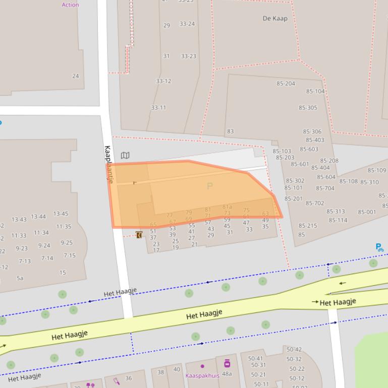 Kaart van postcodegebied 7902LC.