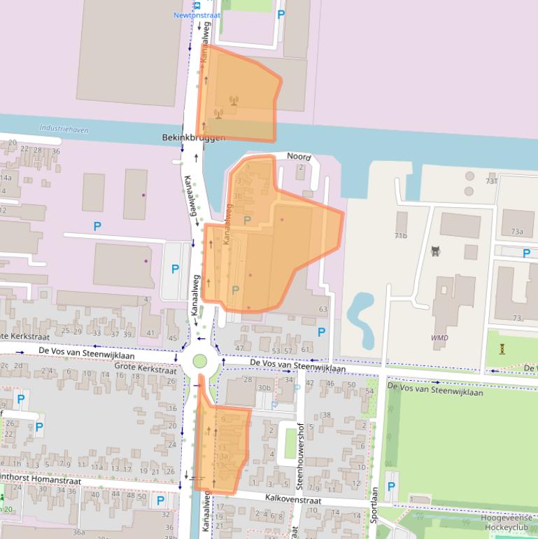 Kaart van postcodegebied 7902LH.