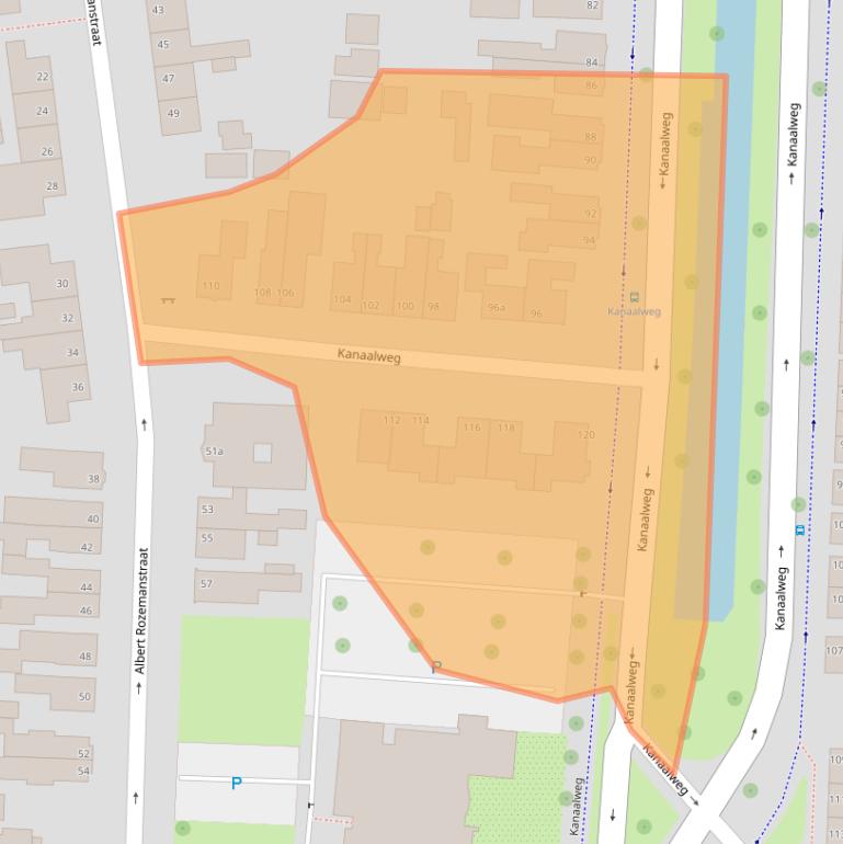 Kaart van postcodegebied 7902LP.