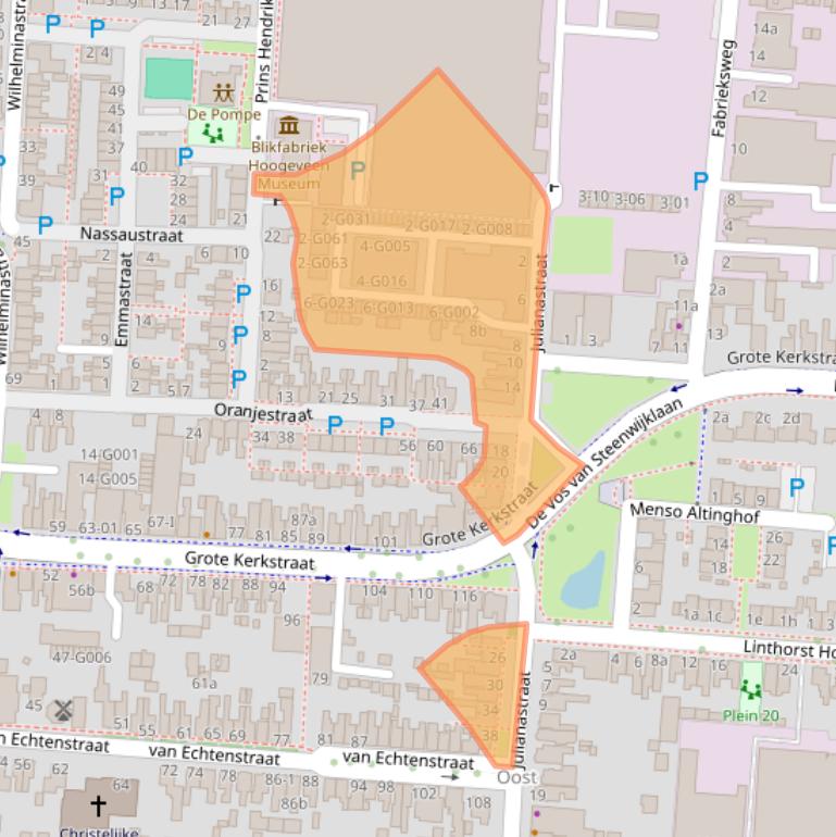 Kaart van postcodegebied 7902NK.