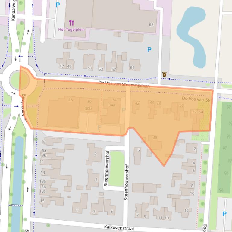 Kaart van postcodegebied 7902NS.