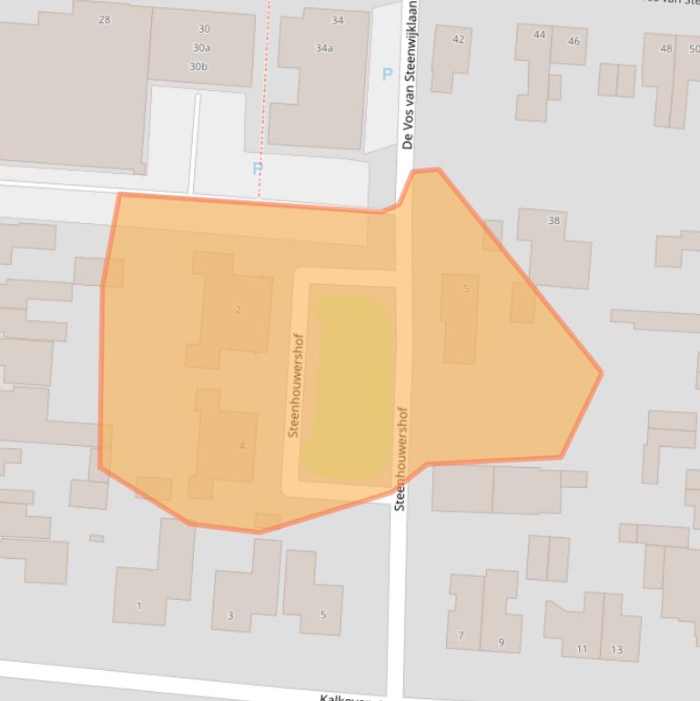 Kaart van postcodegebied 7902NV.