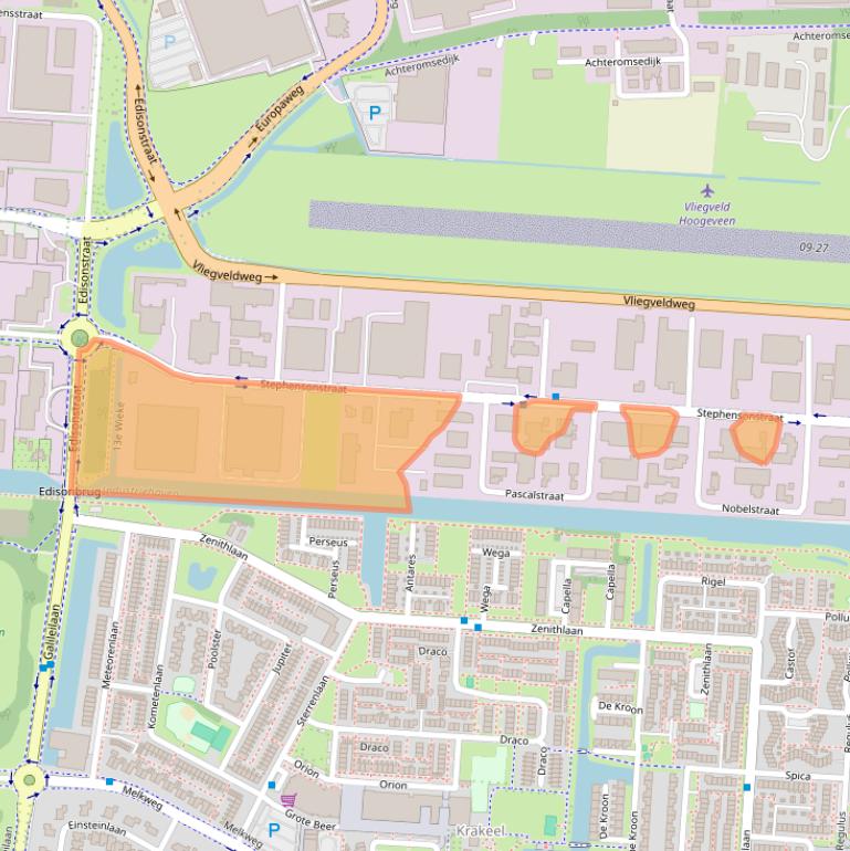 Kaart van postcodegebied 7903AV.