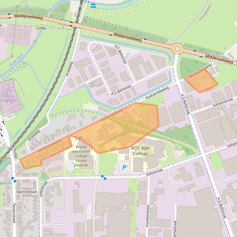 Kaart van postcodegebied 7903BB.