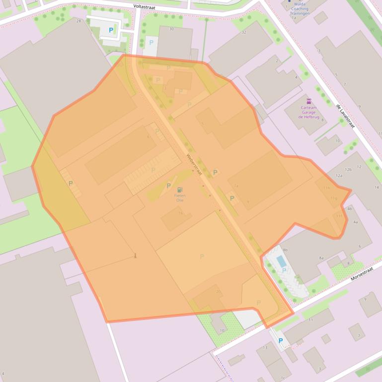 Kaart van postcodegebied 7903BD.