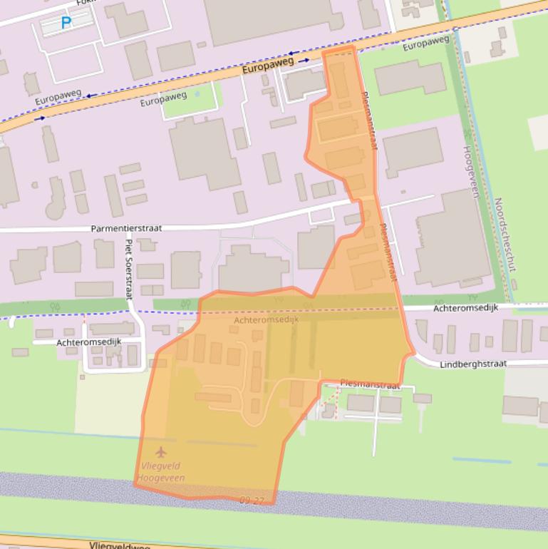 Kaart van postcodegebied 7903BG.