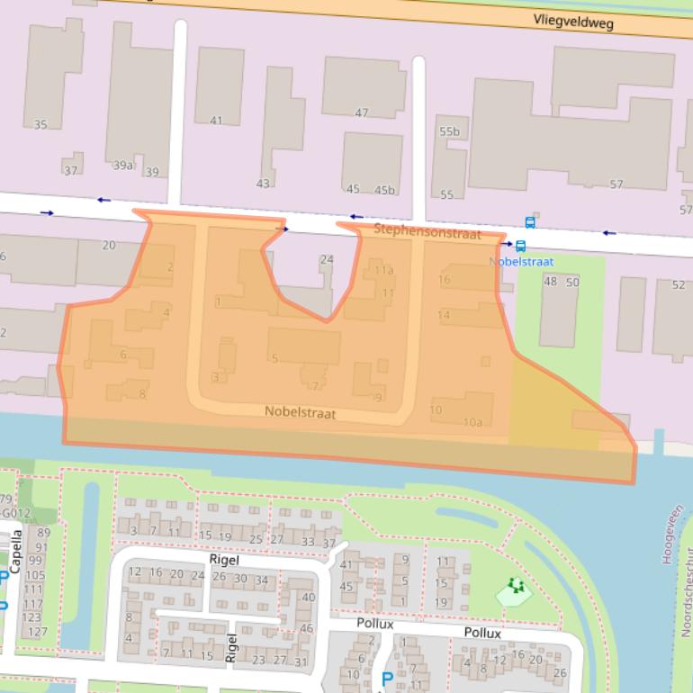 Kaart van postcodegebied 7903BH.