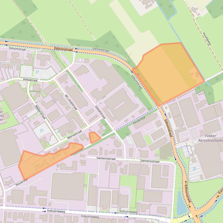 Kaart van postcodegebied 7903TC.