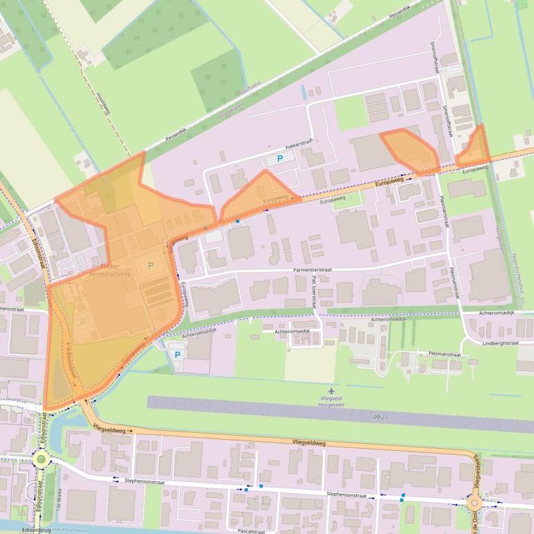 Kaart van postcodegebied 7903TD.