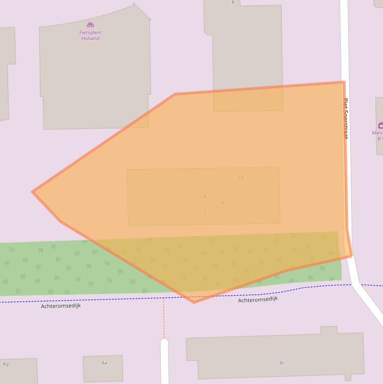 Kaart van postcodegebied 7903TK.