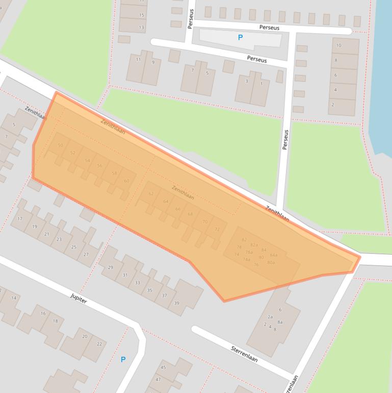 Kaart van postcodegebied 7904AD.