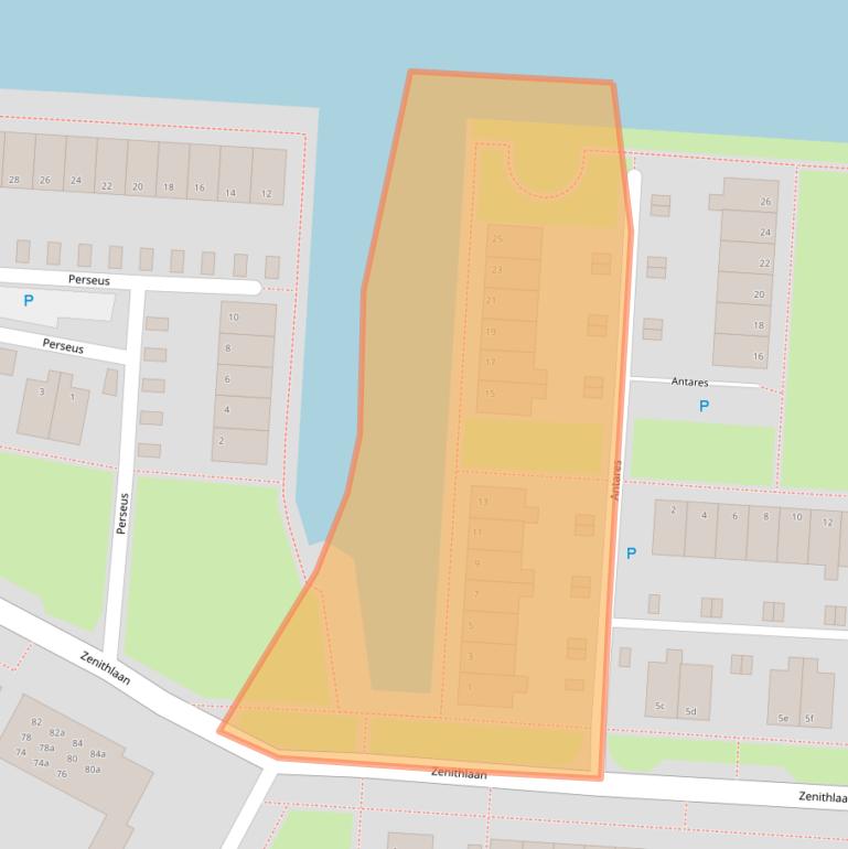 Kaart van postcodegebied 7904AM.