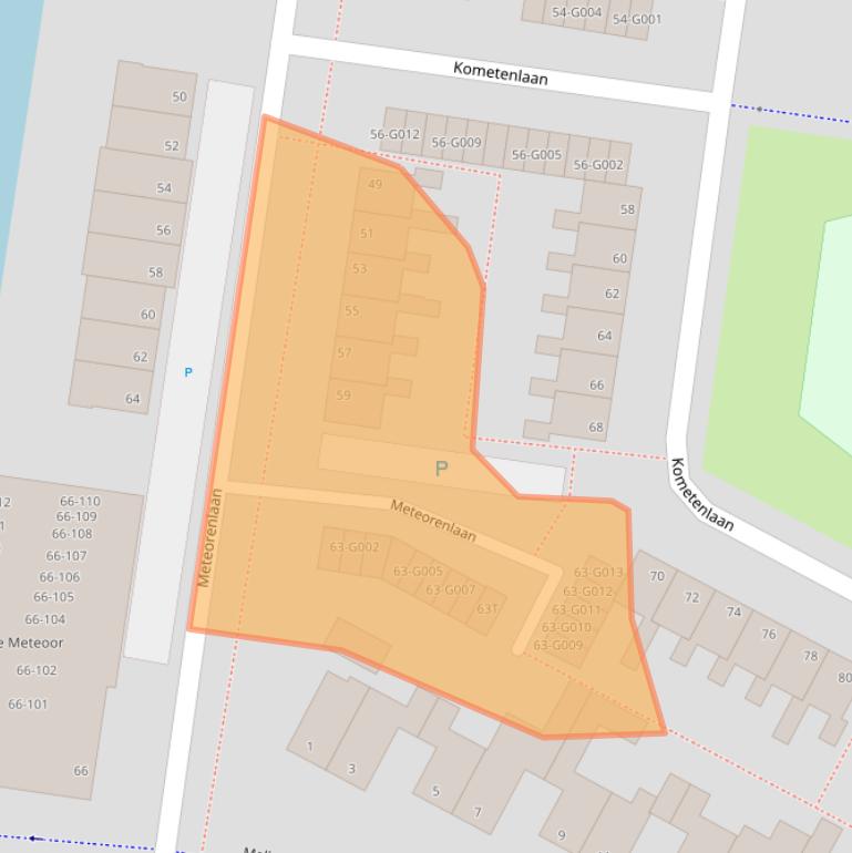 Kaart van postcodegebied 7904CB.