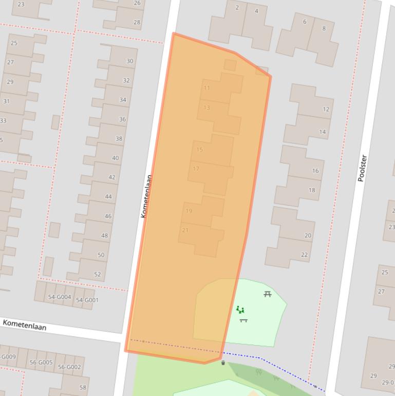 Kaart van postcodegebied 7904CJ.