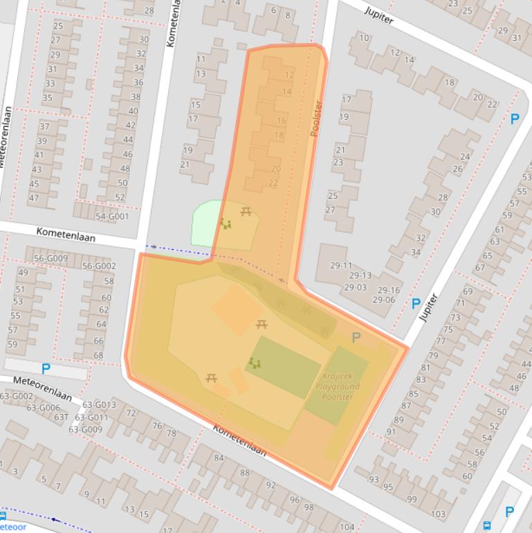 Kaart van postcodegebied 7904CP.
