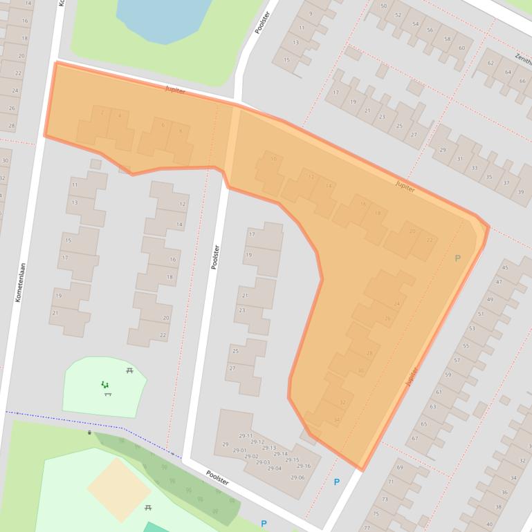Kaart van postcodegebied 7904CT.