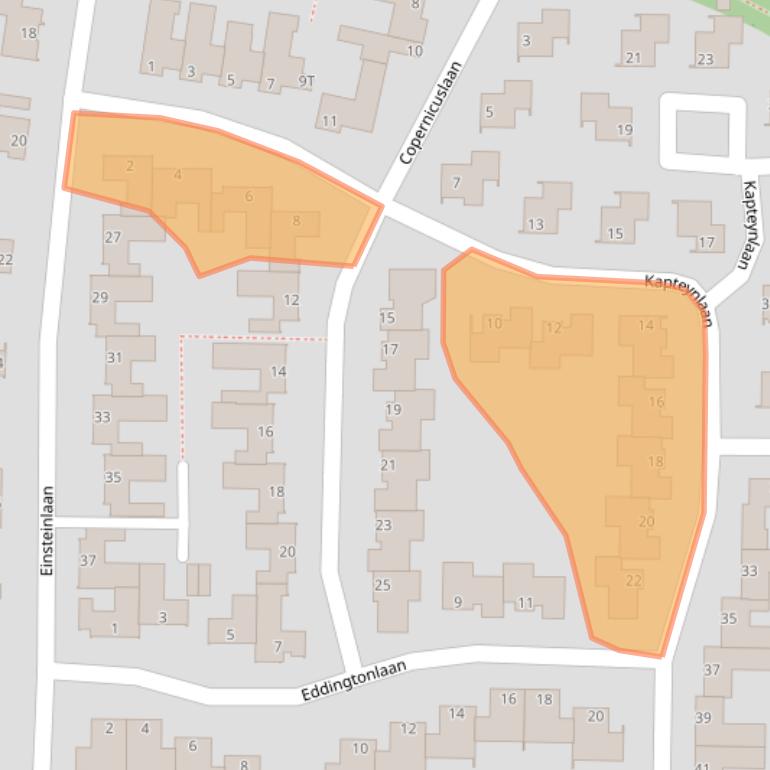 Kaart van postcodegebied 7904EK.