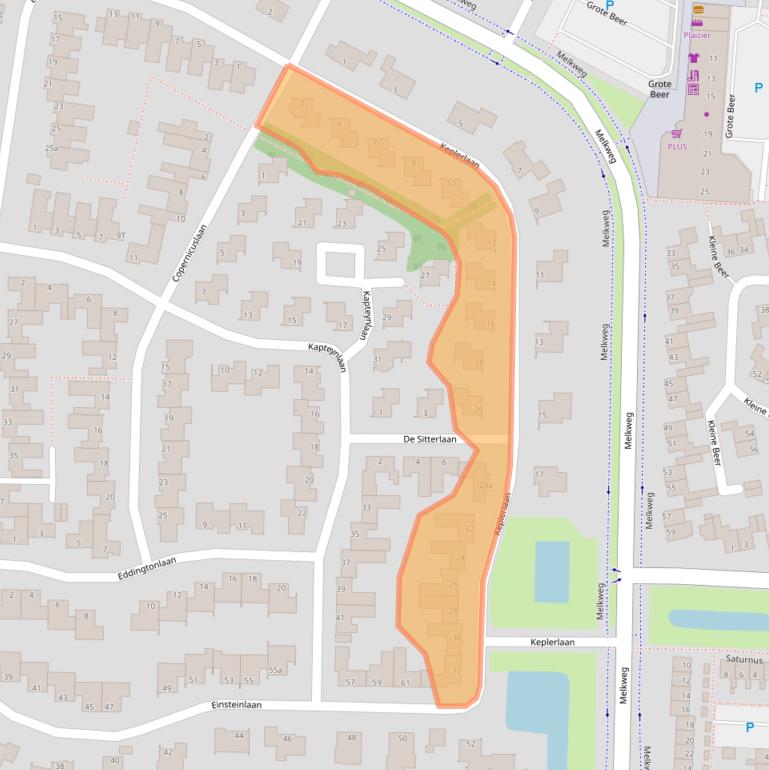 Kaart van postcodegebied 7904EM.