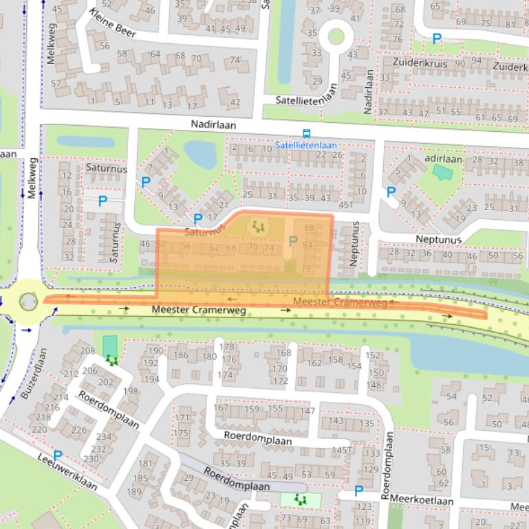 Kaart van postcodegebied 7904GC.