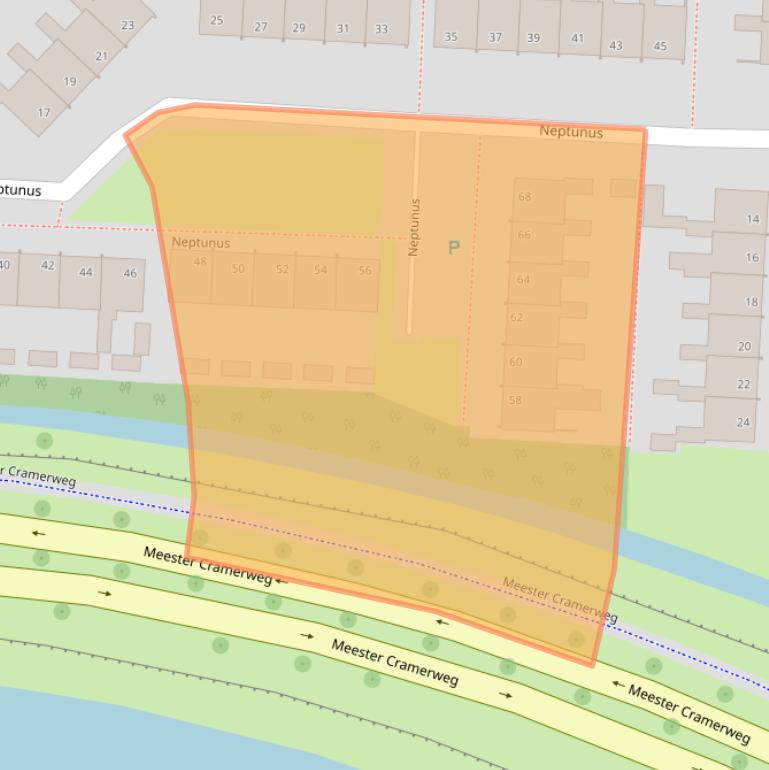 Kaart van postcodegebied 7904GG.