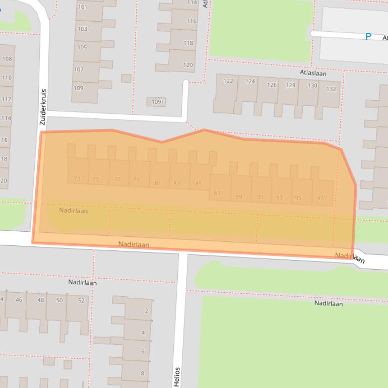 Kaart van postcodegebied 7904GK.