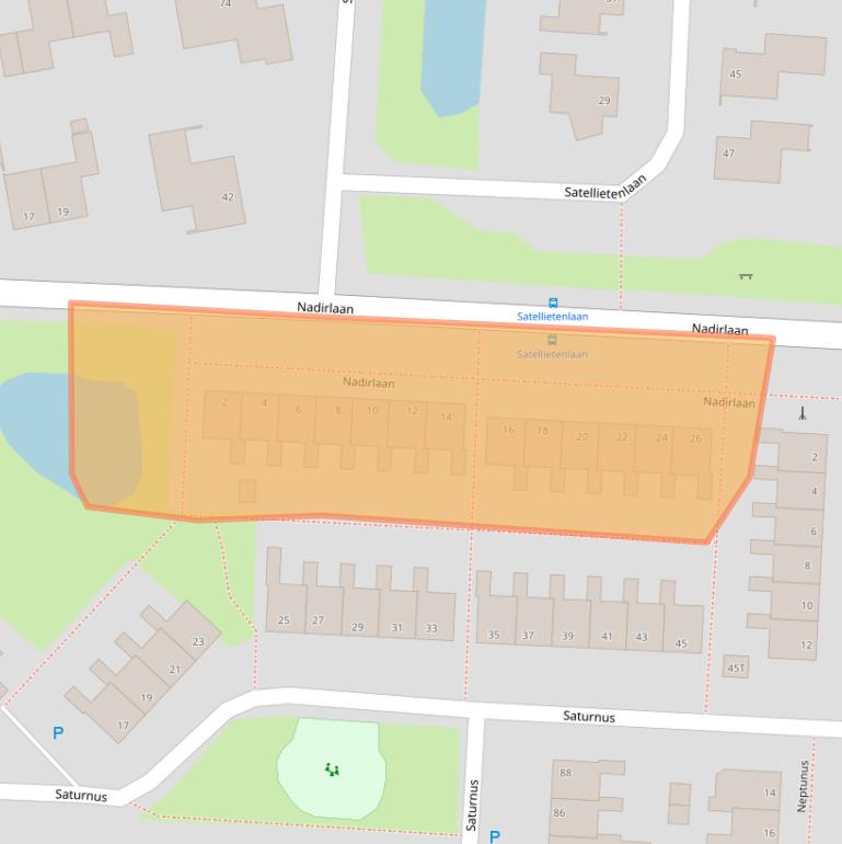 Kaart van postcodegebied 7904GL.