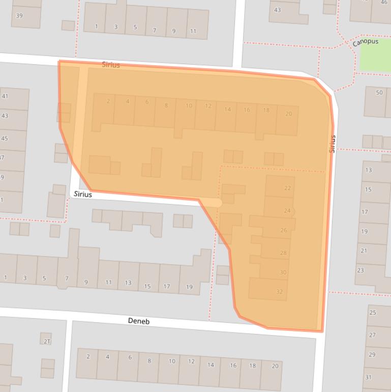 Kaart van postcodegebied 7904JC.