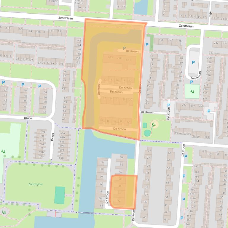Kaart van postcodegebied 7904KD.