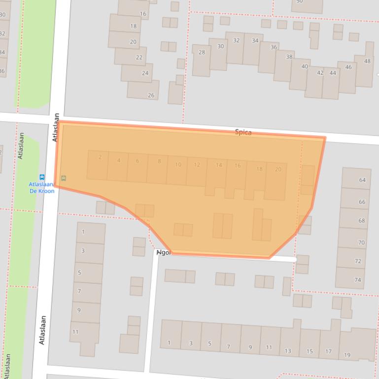 Kaart van postcodegebied 7904KH.